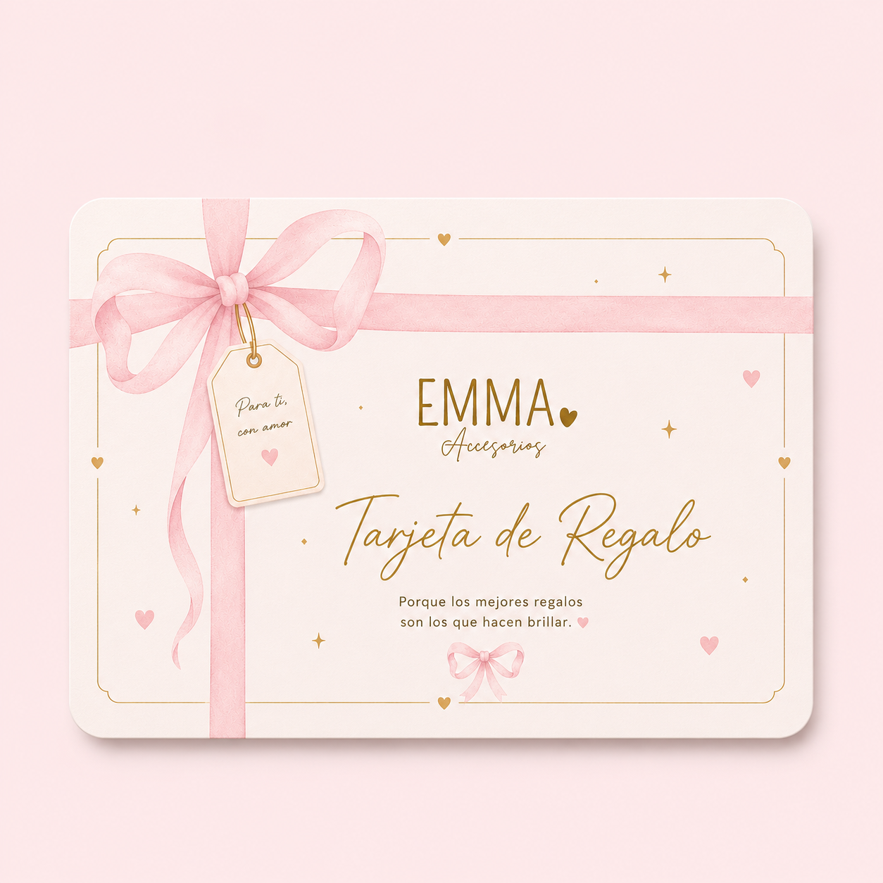 TARJETA REGALO DE EMMA ACCESORIOS